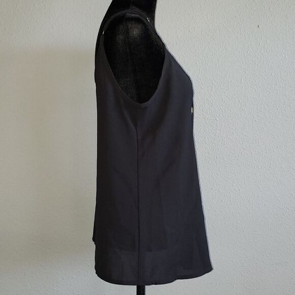 Black Polyester Adjustable Tank - Picture 3 of 4